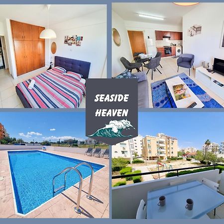 Seaside Heaven Apartment With Pool ラルナカ エクステリア 写真